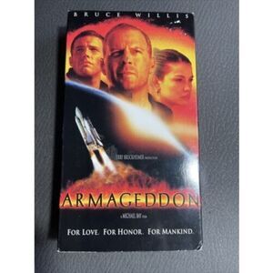 Armageddon (VHS, 1998) Bruce Willis Ben Affleck Billy Bob Thornton Liv Tyler